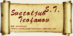 Svetoljub Teofanov vizit kartica